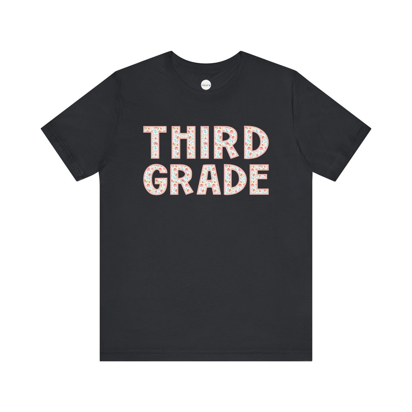 Floral Grade Level Tee - Third Grade