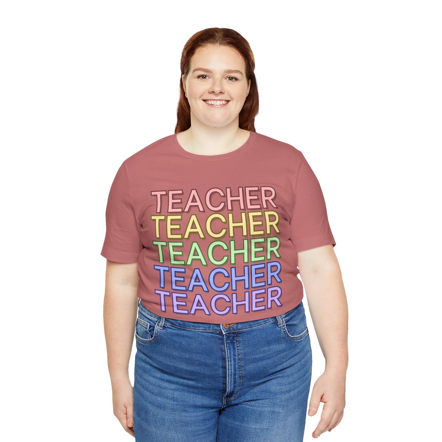 Rainbow Teacher Tee