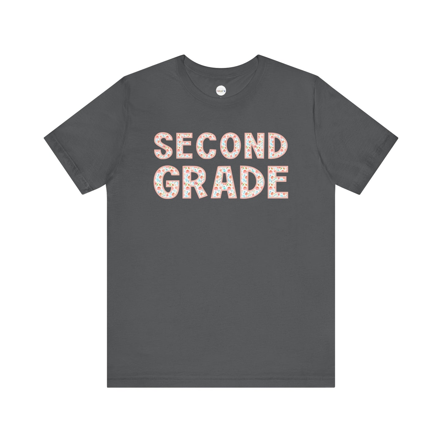 Floral Grade Level Tee - Second Grade