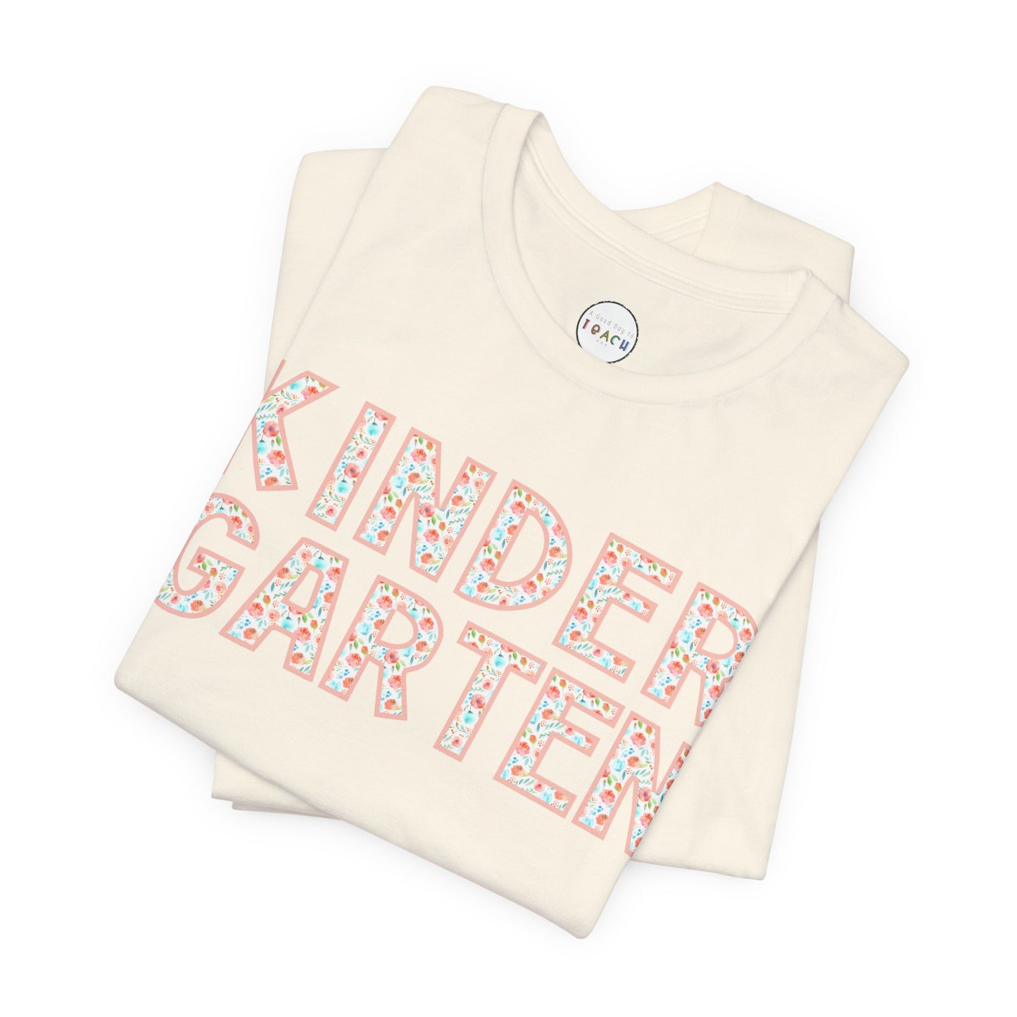 Floral Grade Level Tee - Kindergarten