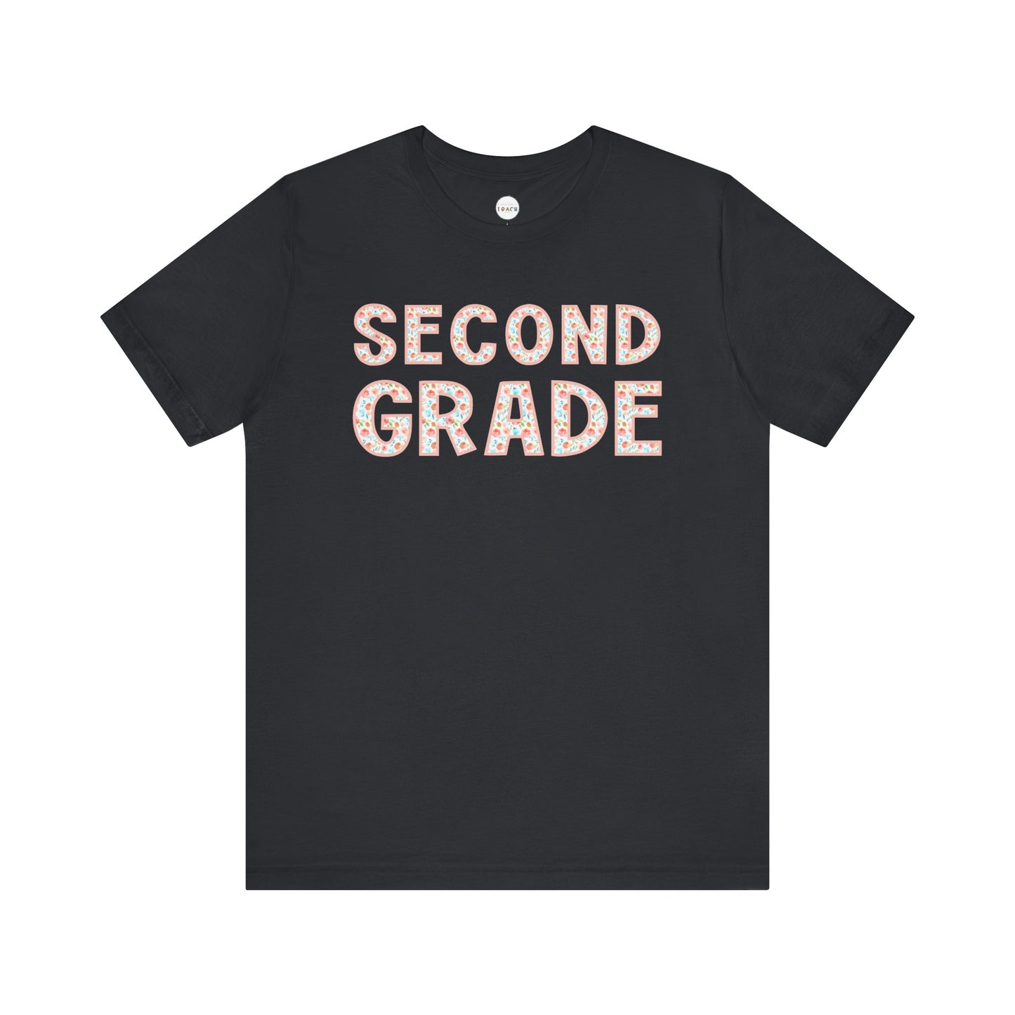 Floral Grade Level Tee - Second Grade