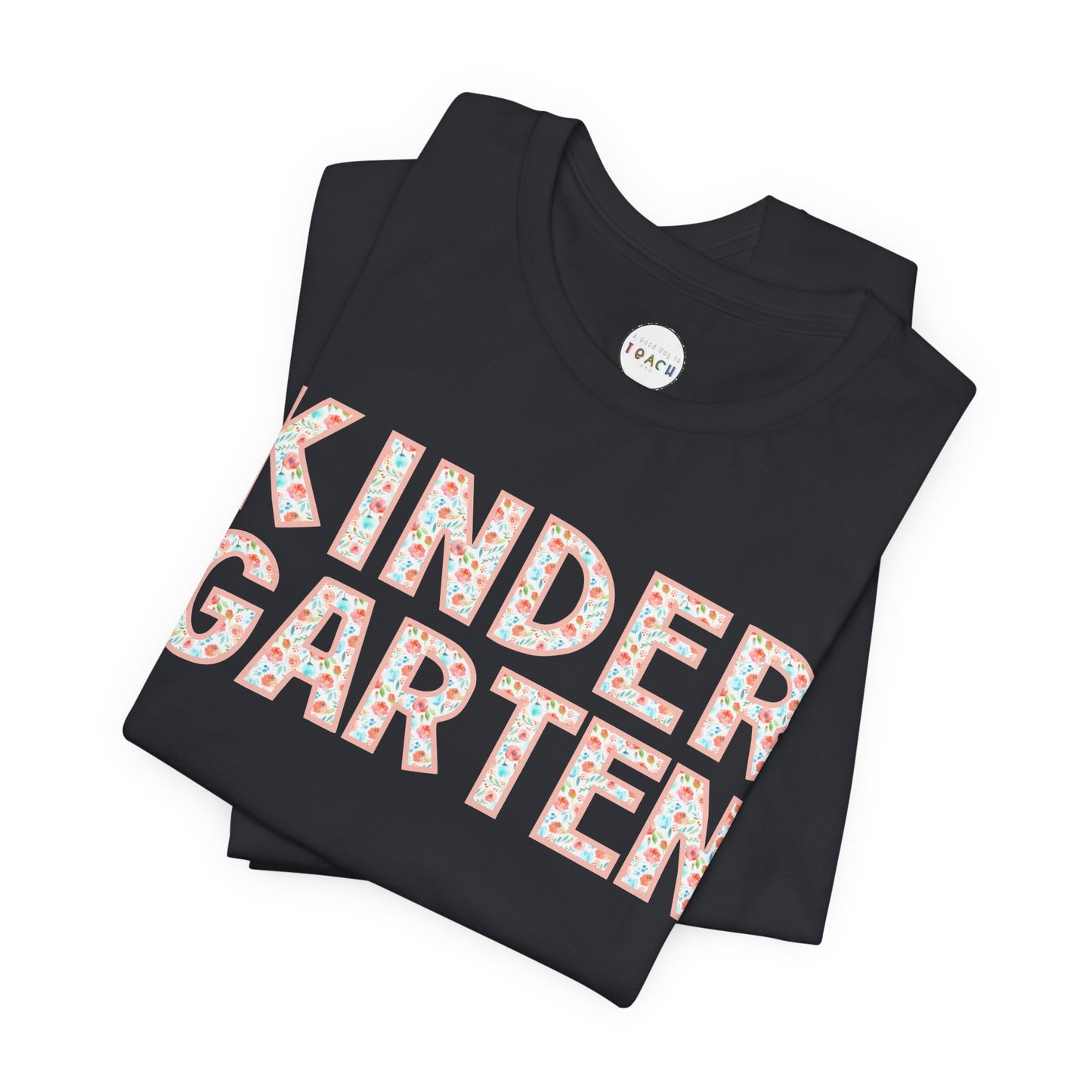 Floral Grade Level Tee - Kindergarten