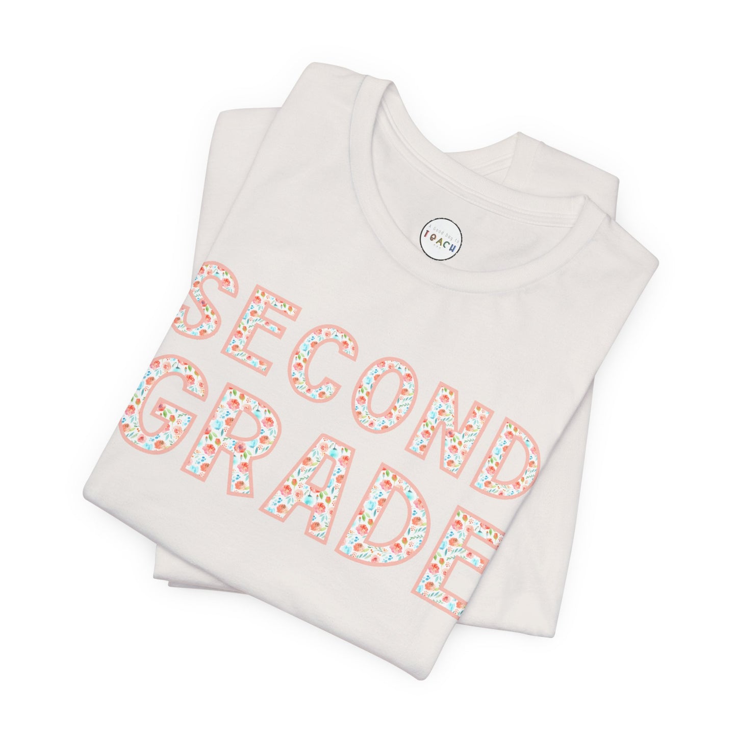Floral Grade Level Tee - Second Grade