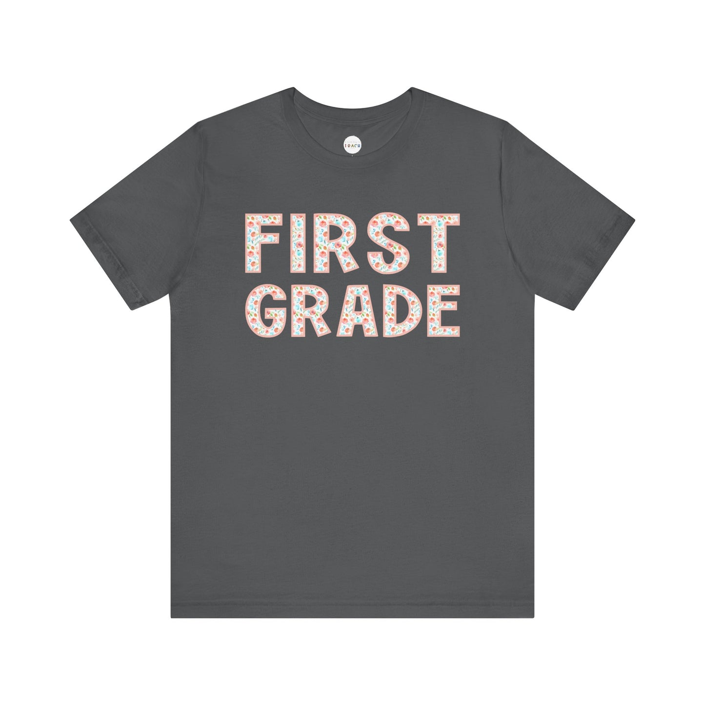 Floral Grade Level Tee - First Grade