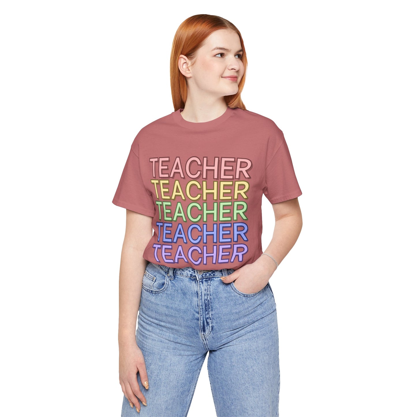 Rainbow Teacher Tee