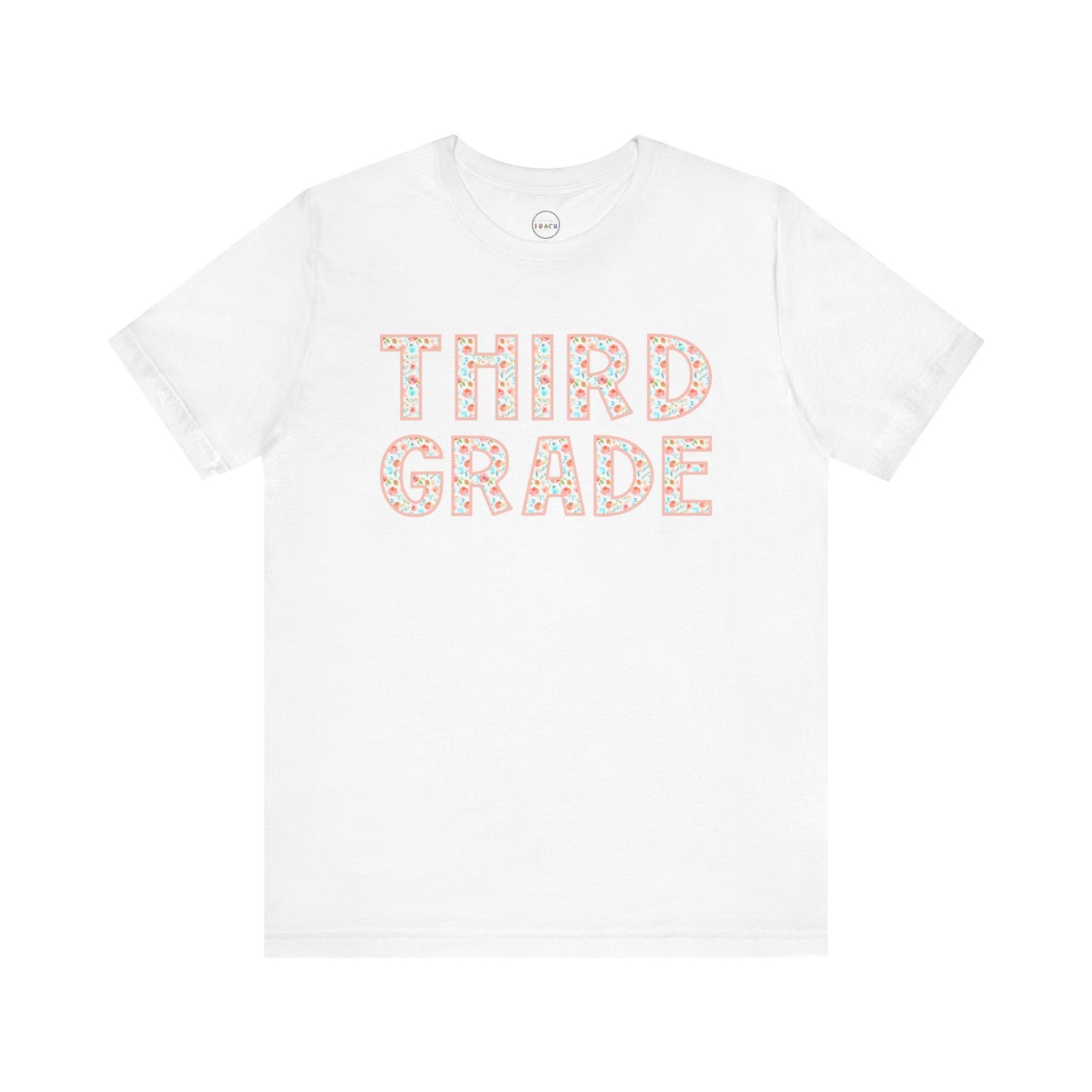 Floral Grade Level Tee - Third Grade