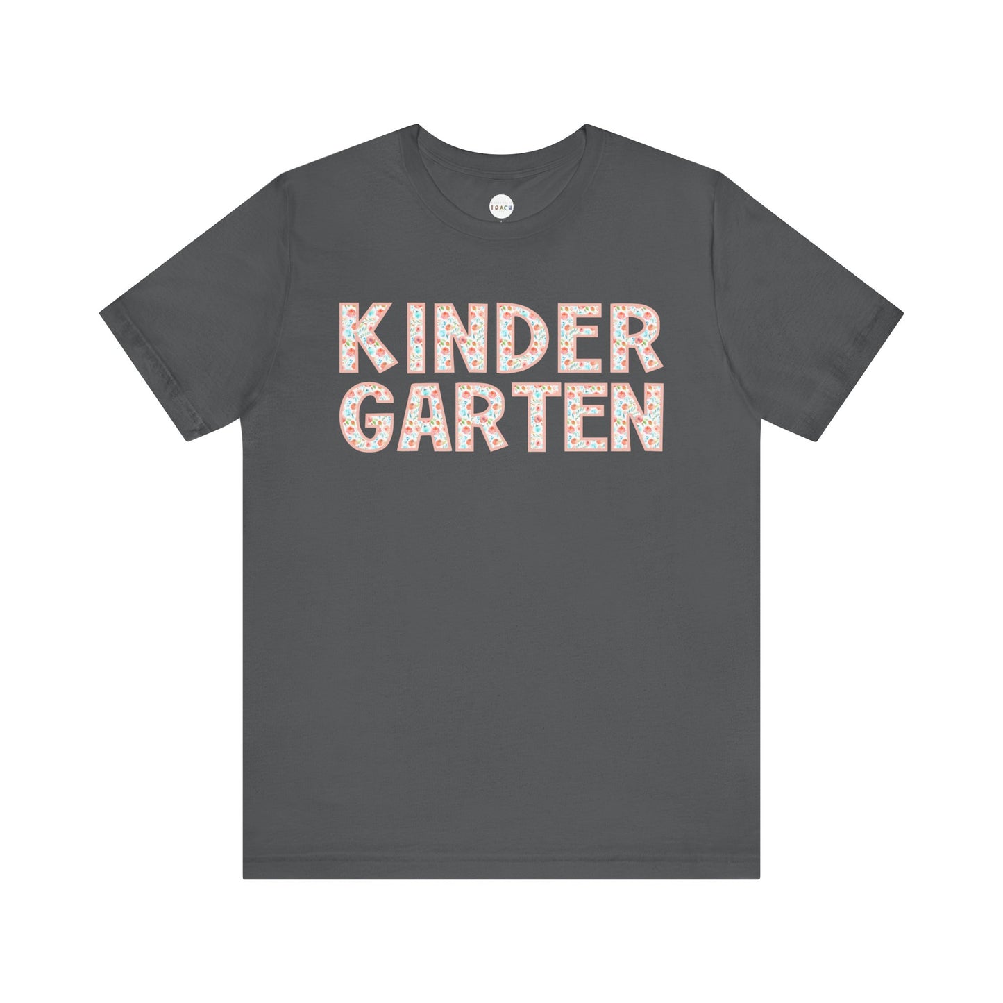 Floral Grade Level Tee - Kindergarten