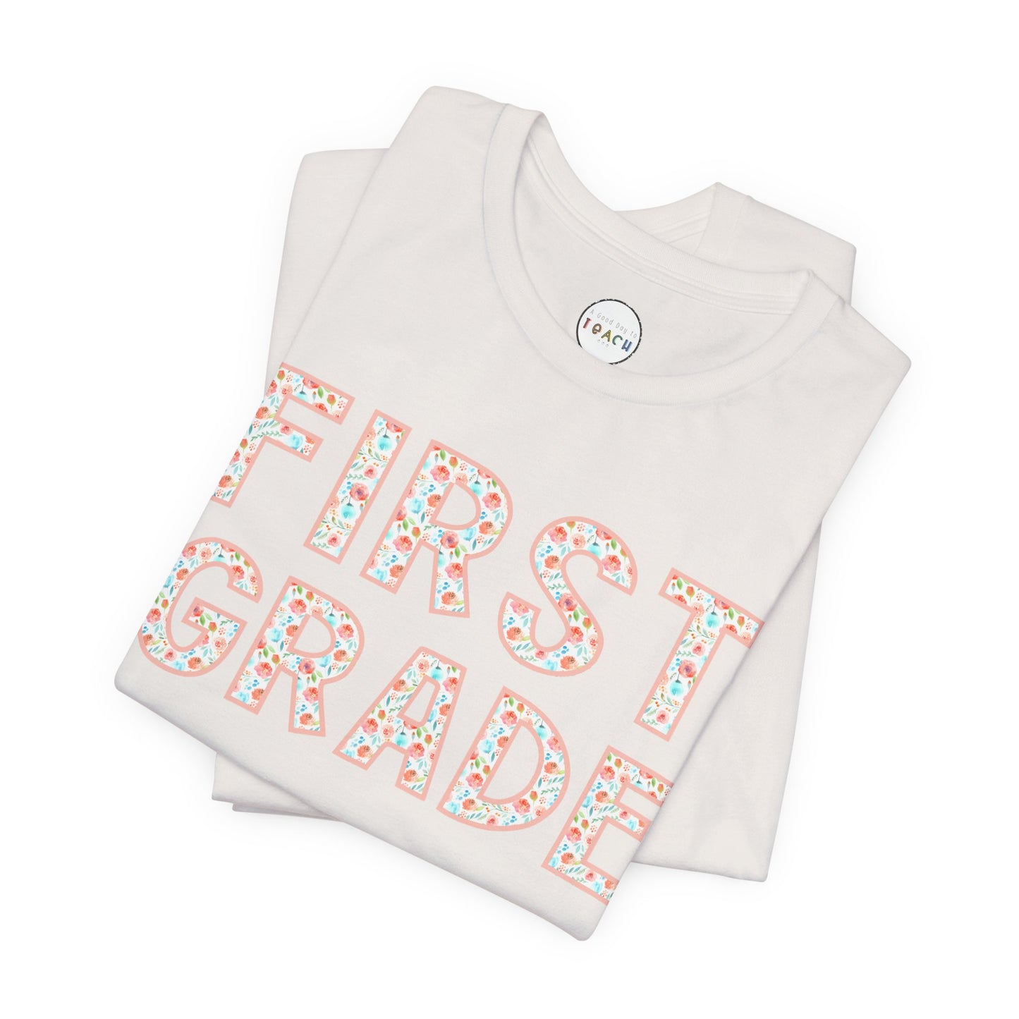 Floral Grade Level Tee - First Grade