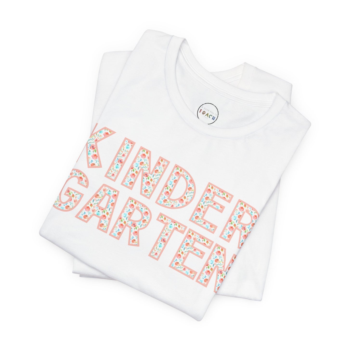 Floral Grade Level Tee - Kindergarten