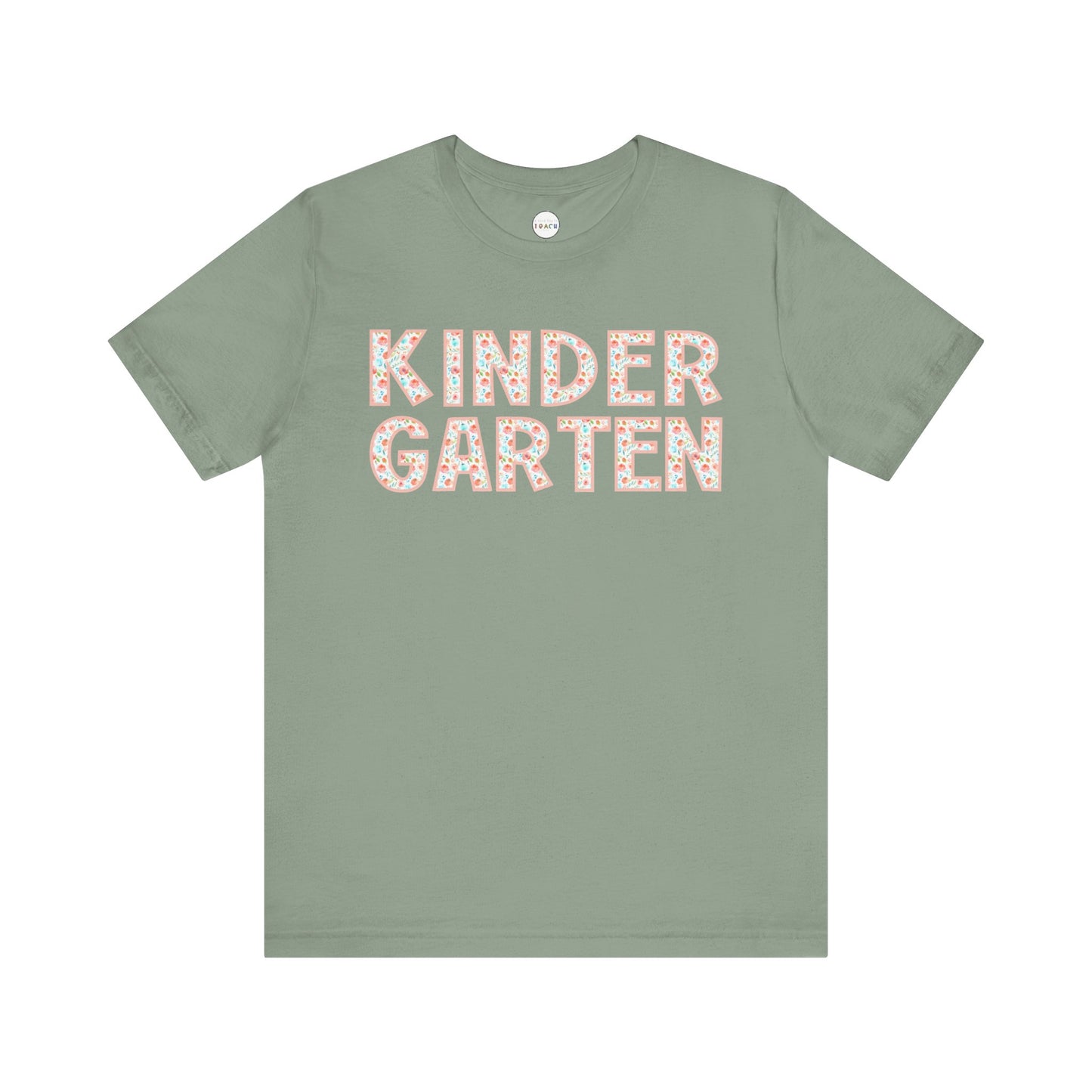 Floral Grade Level Tee - Kindergarten