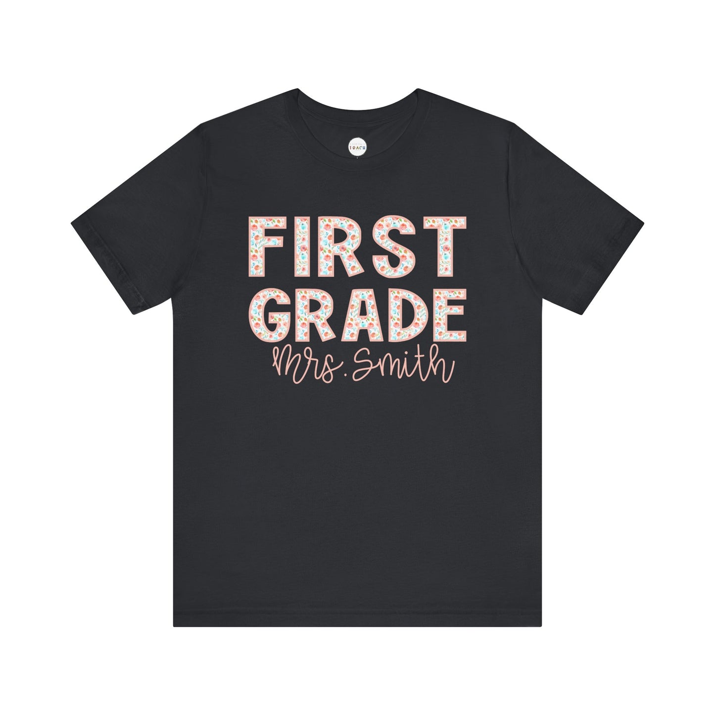 Floral Grade Level Tee - First Grade