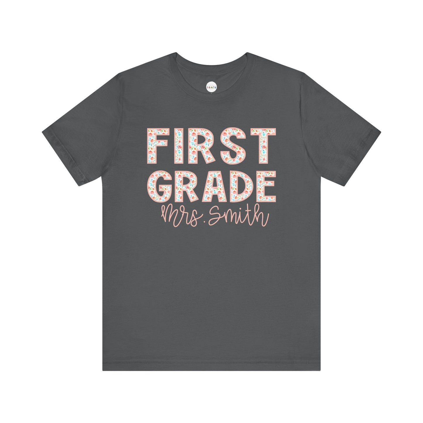Floral Grade Level Tee - First Grade