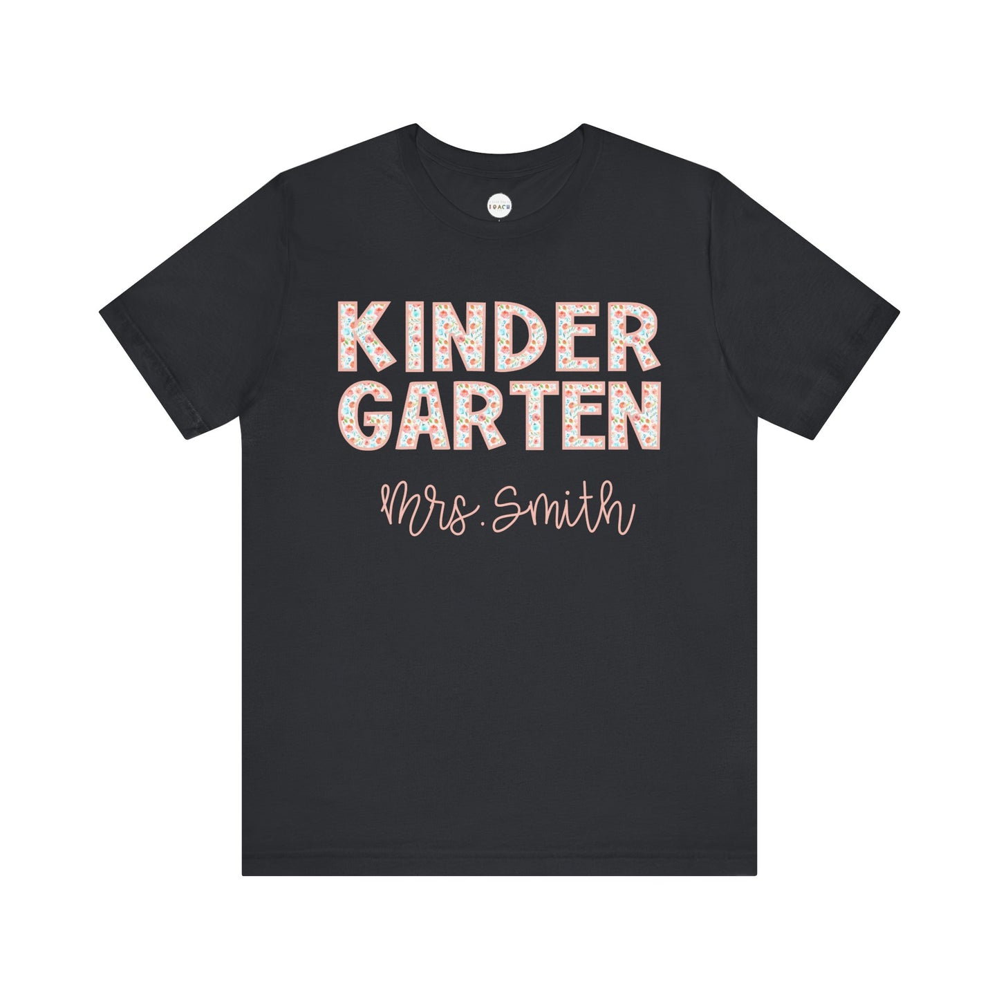 Floral Grade Level Tee - Kindergarten