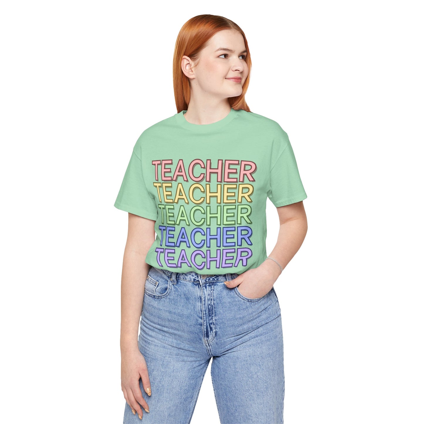 Rainbow Teacher Tee