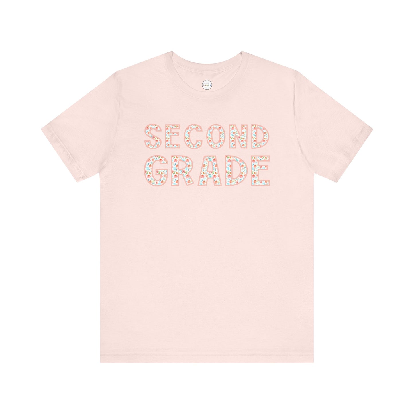 Floral Grade Level Tee - Second Grade