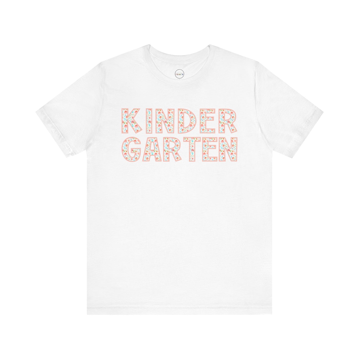 Floral Grade Level Tee - Kindergarten