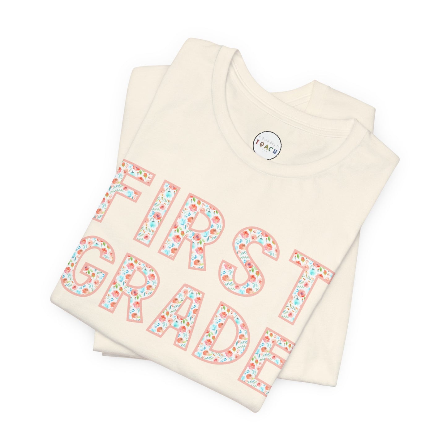 Floral Grade Level Tee - First Grade