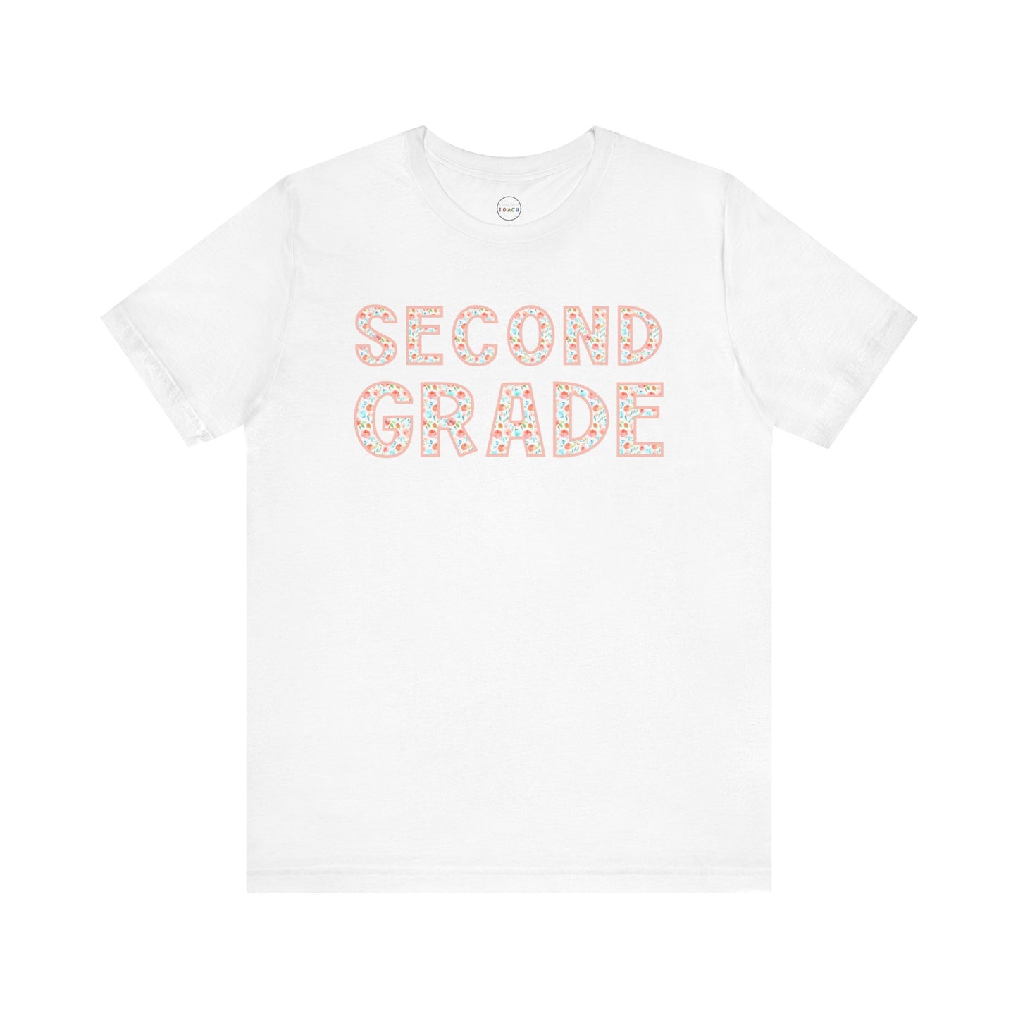Floral Grade Level Tee - Second Grade