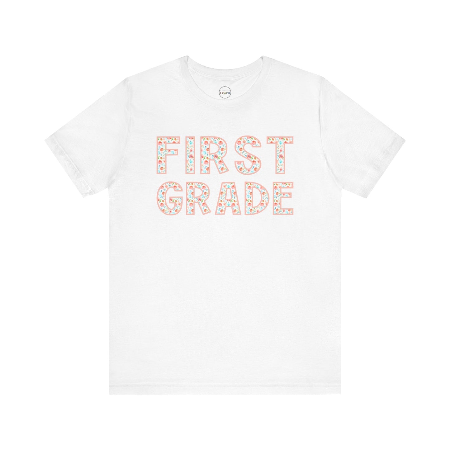Floral Grade Level Tee - First Grade