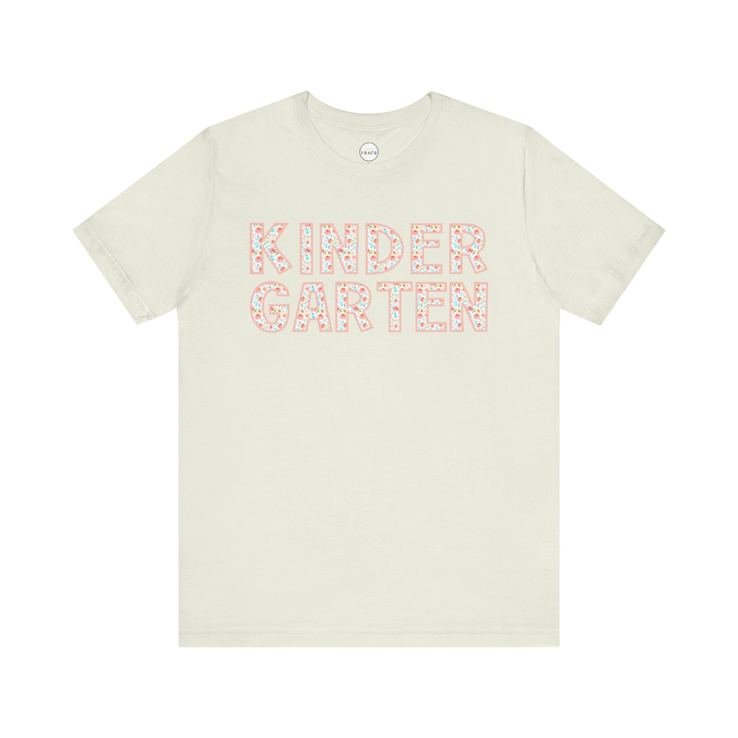 Floral Grade Level Tee - Kindergarten