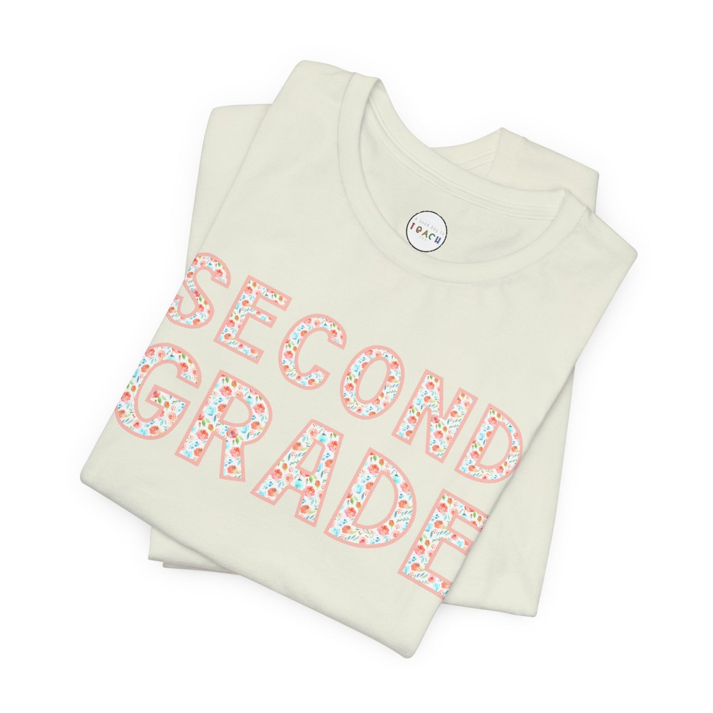 Floral Grade Level Tee - Second Grade