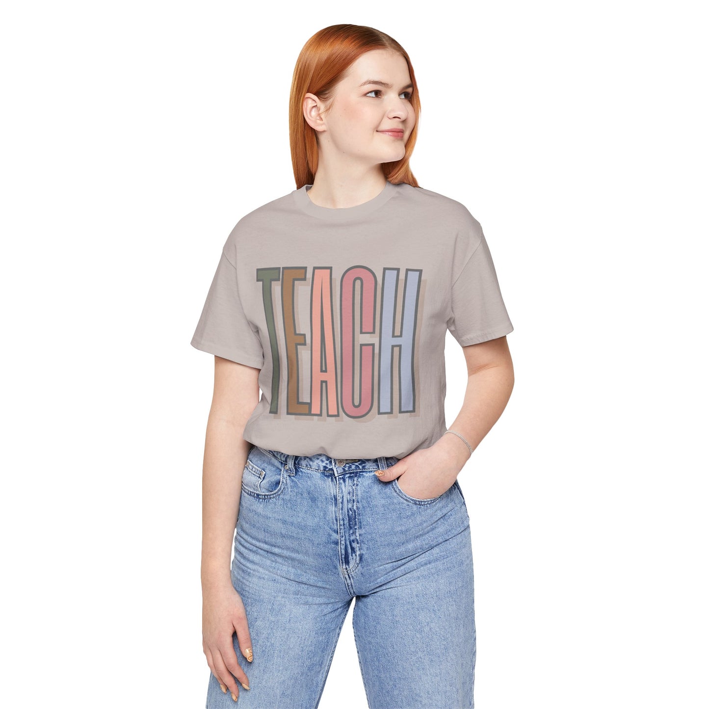 Neutral "TEACH" Tee
