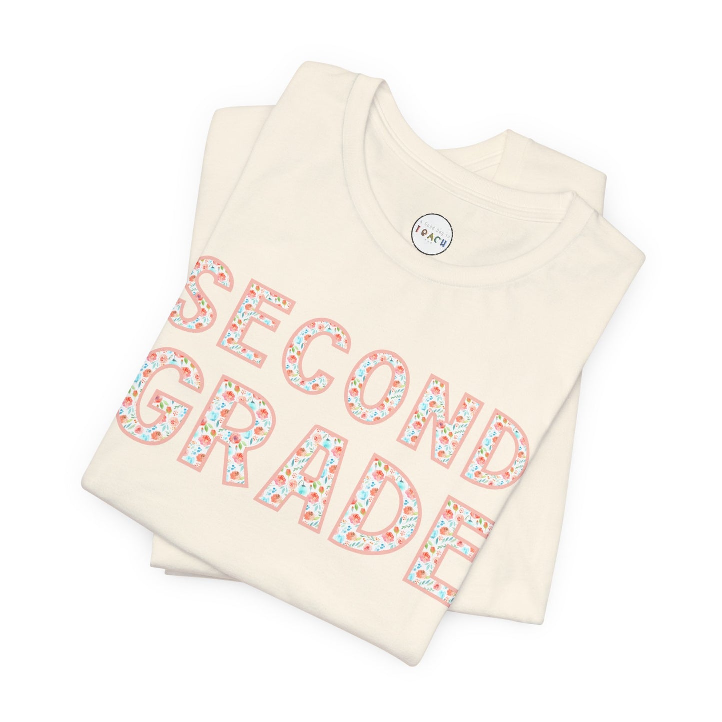 Floral Grade Level Tee - Second Grade