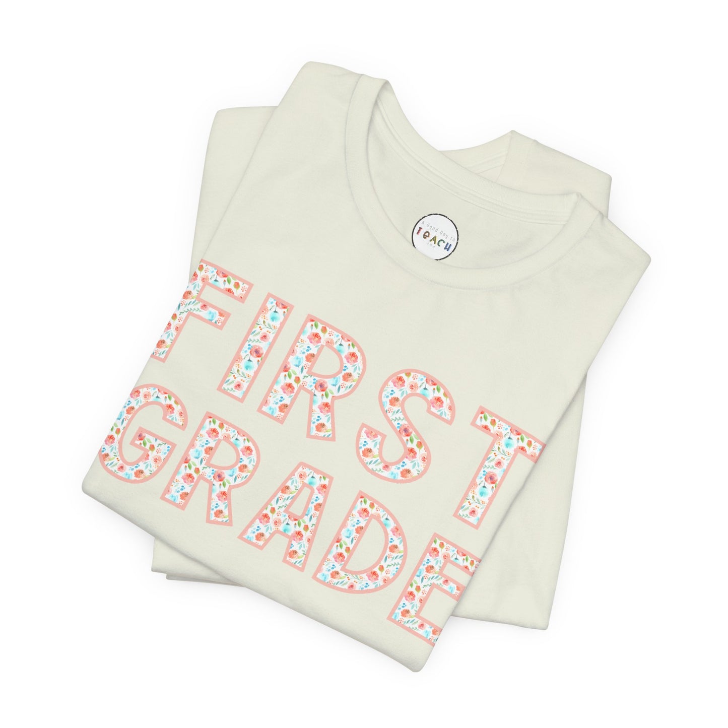 Floral Grade Level Tee - First Grade