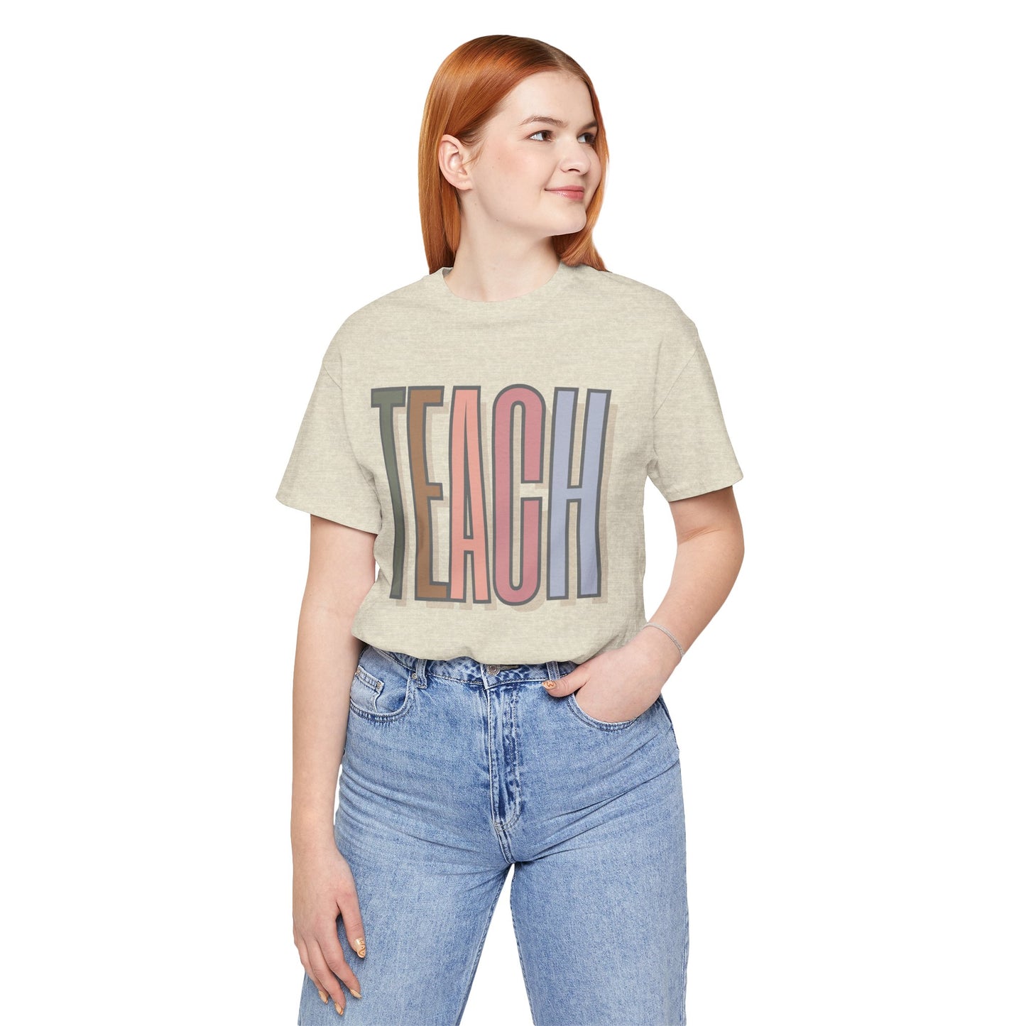 Neutral "TEACH" Tee
