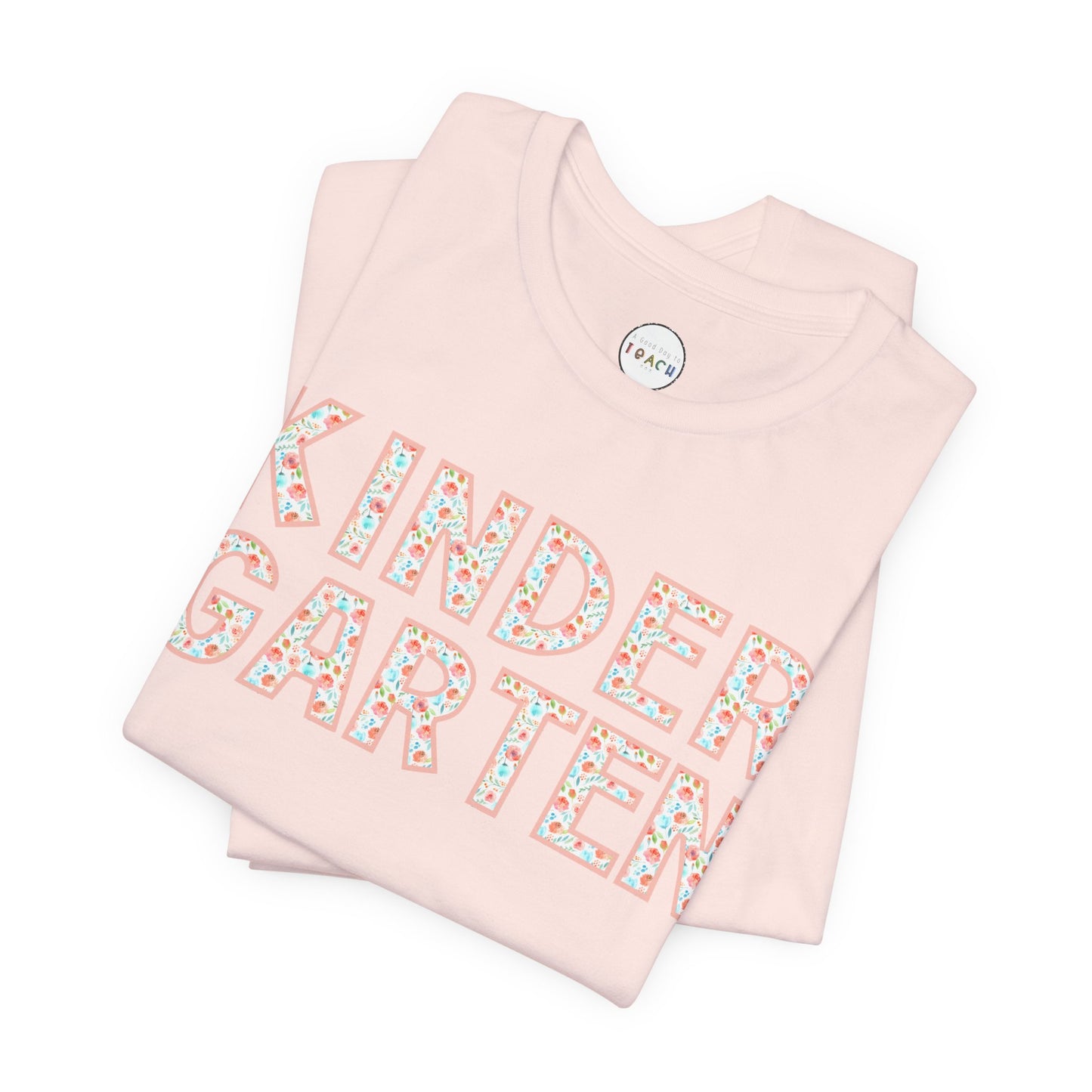 Floral Grade Level Tee - Kindergarten