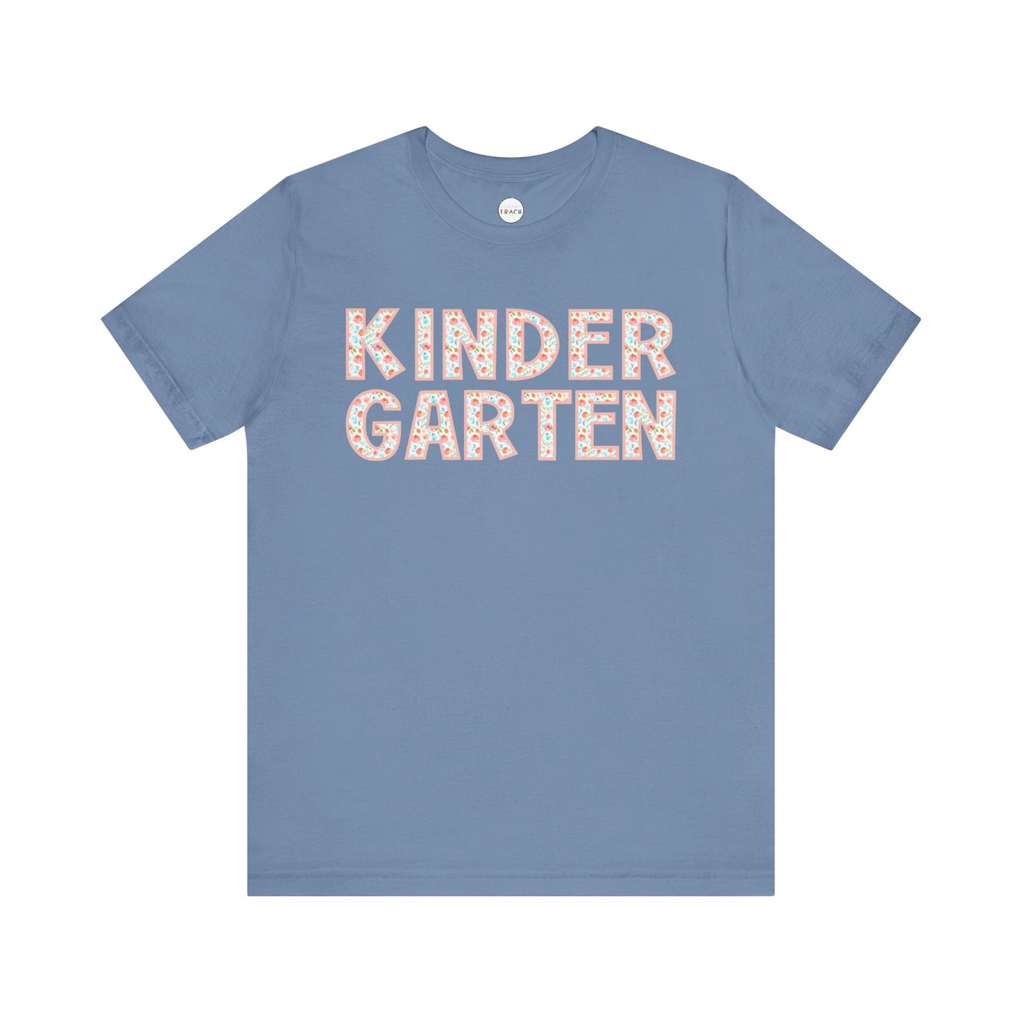 Floral Grade Level Tee - Kindergarten