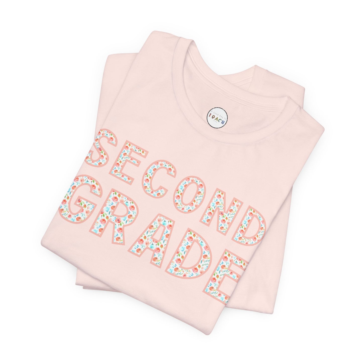 Floral Grade Level Tee - Second Grade