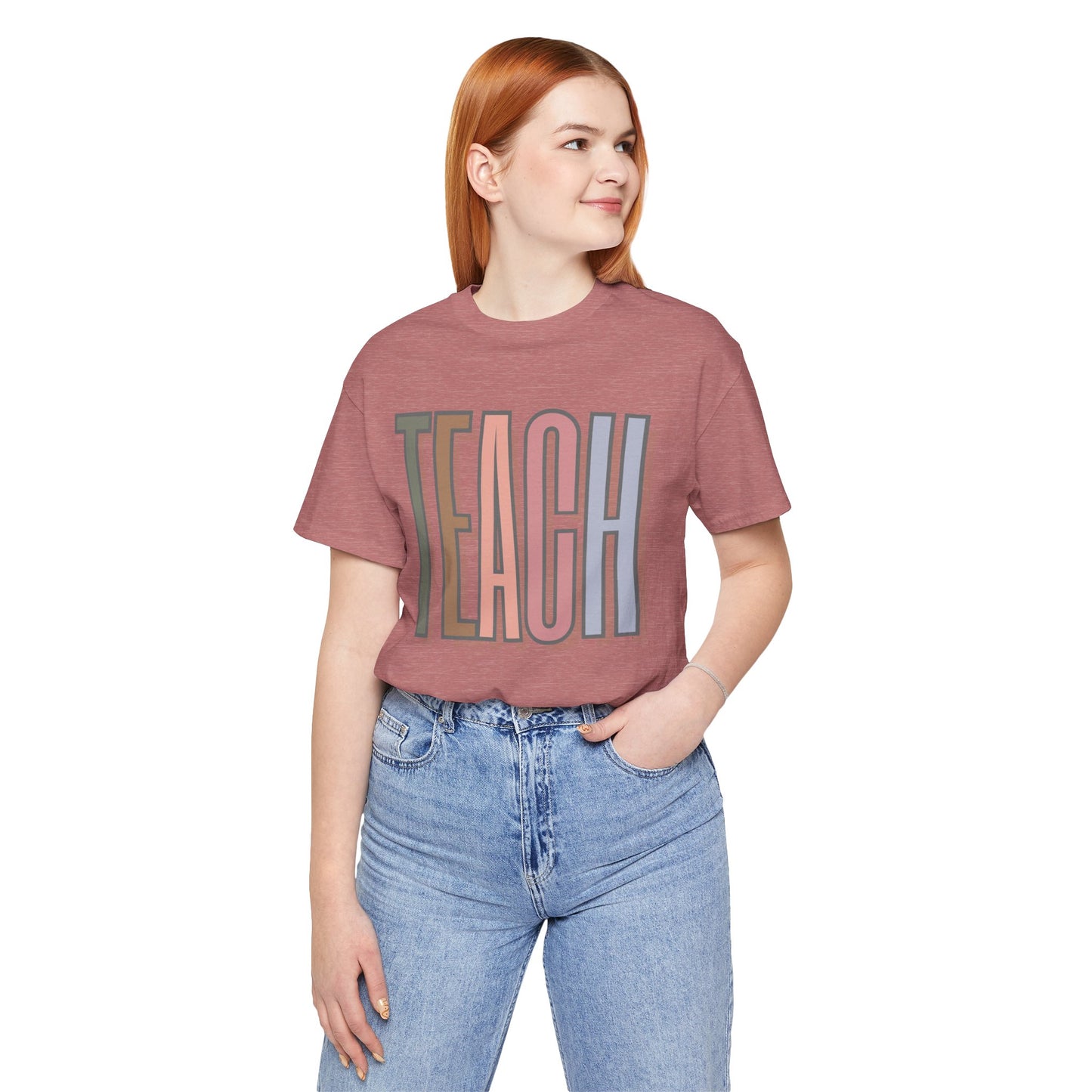 Neutral "TEACH" Tee
