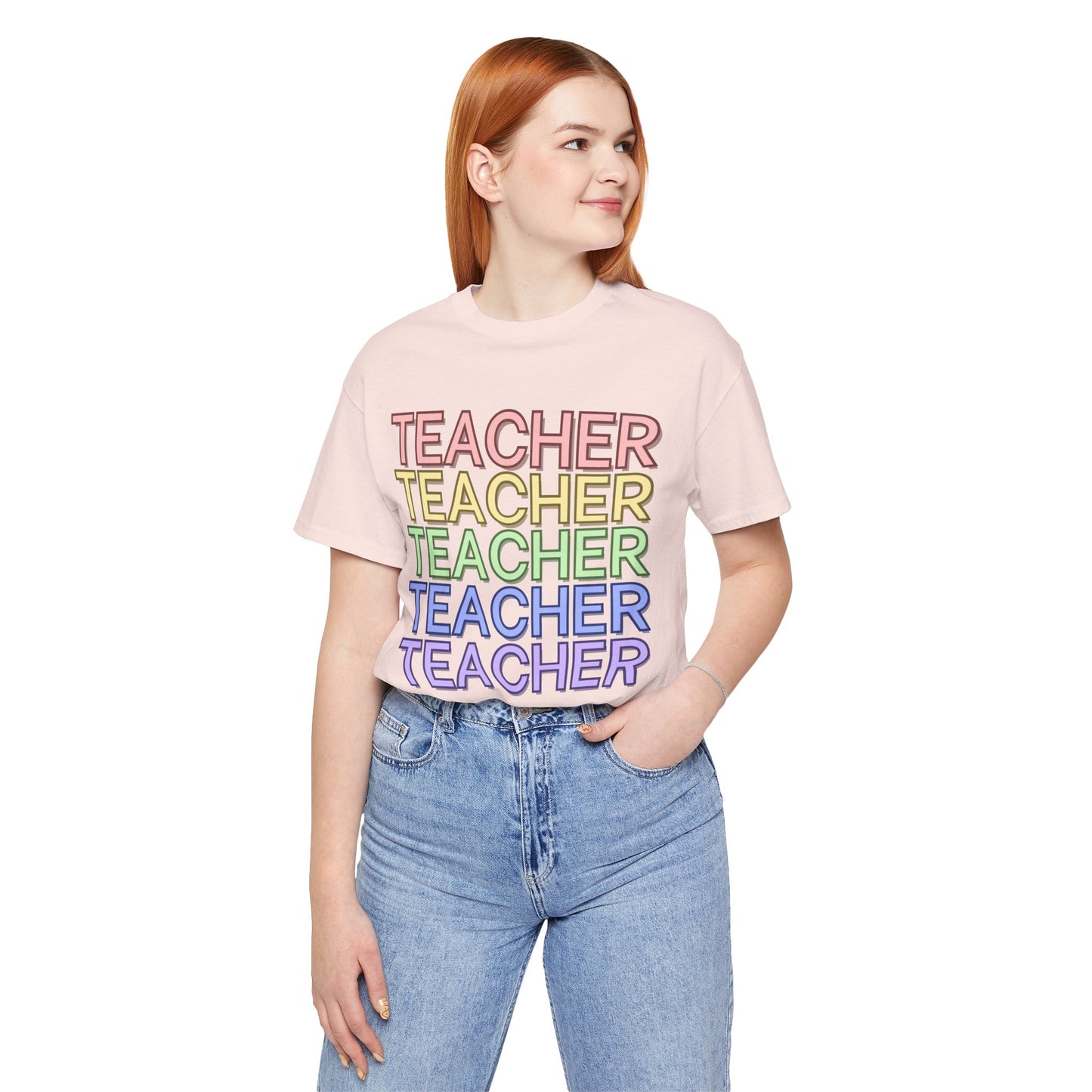 Rainbow Teacher Tee