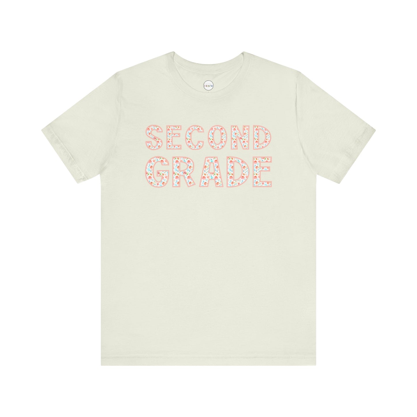 Floral Grade Level Tee - Second Grade