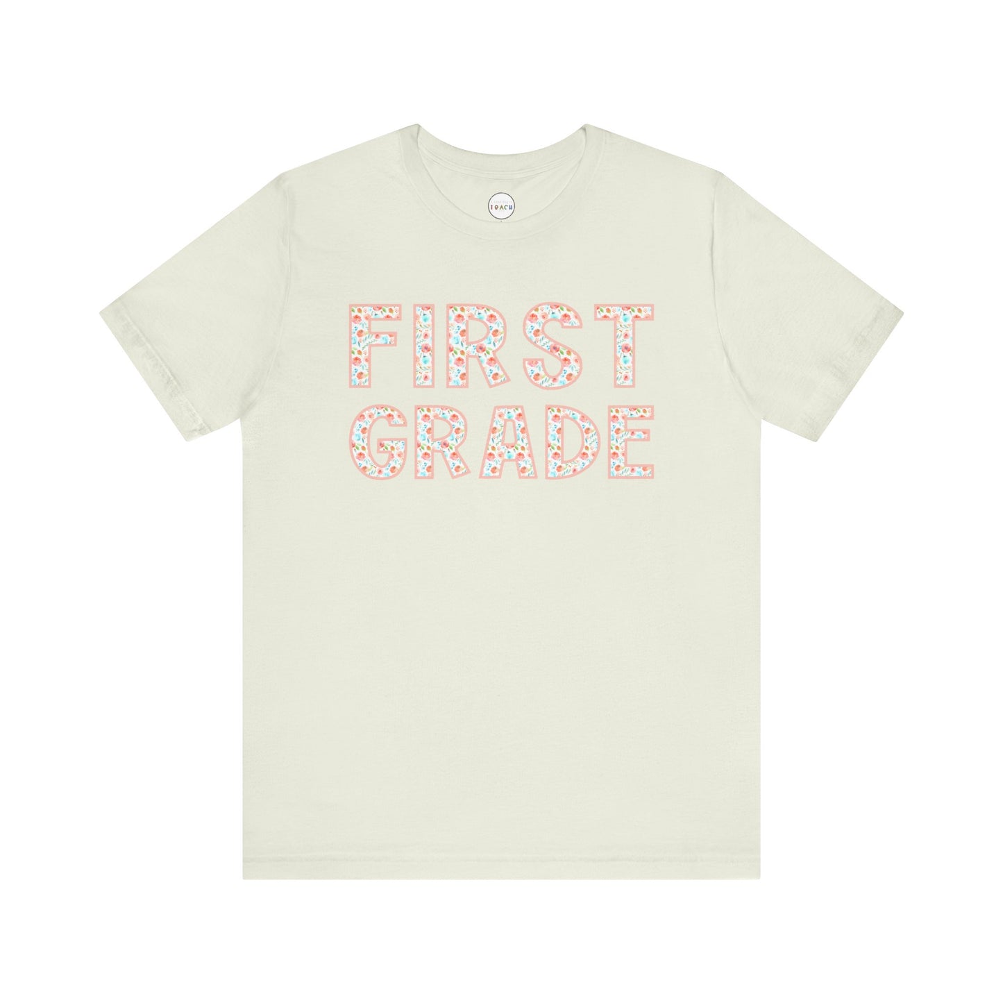 Floral Grade Level Tee - First Grade