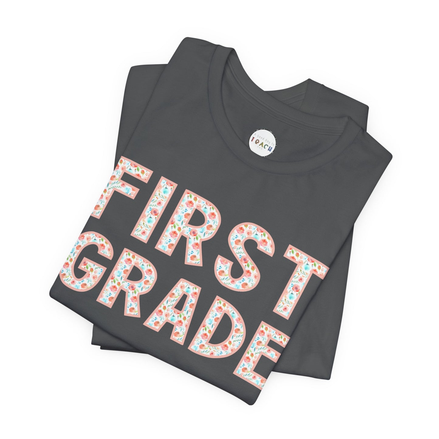 Floral Grade Level Tee - First Grade
