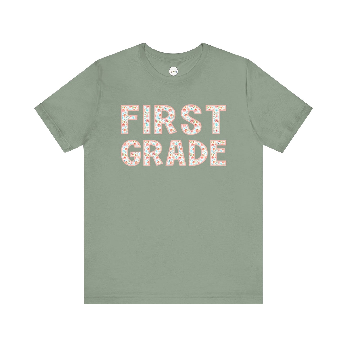 Floral Grade Level Tee - First Grade