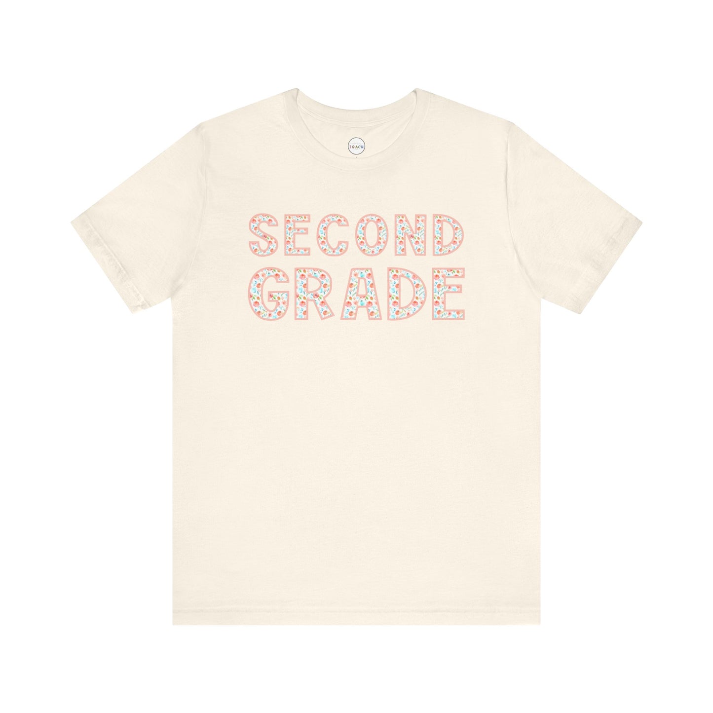 Floral Grade Level Tee - Second Grade