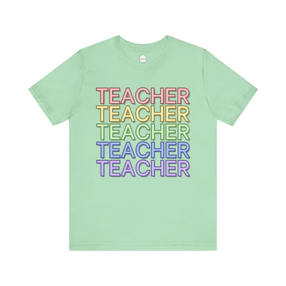 Rainbow Teacher Tee