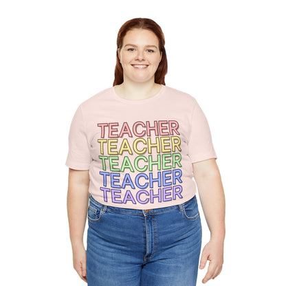 Rainbow Teacher Tee
