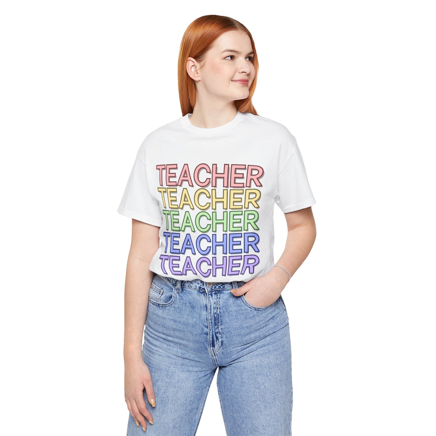 Rainbow Teacher Tee