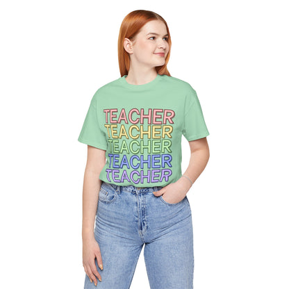 Rainbow Teacher Tee