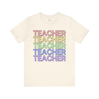 Rainbow Teacher Tee