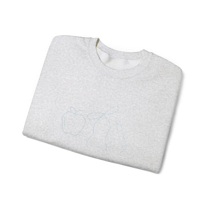 Apple, Bow, Pencil Crewneck